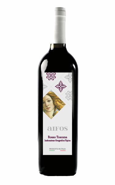 Красное вино Aifos, Тоскана - Бутылка 750 мл